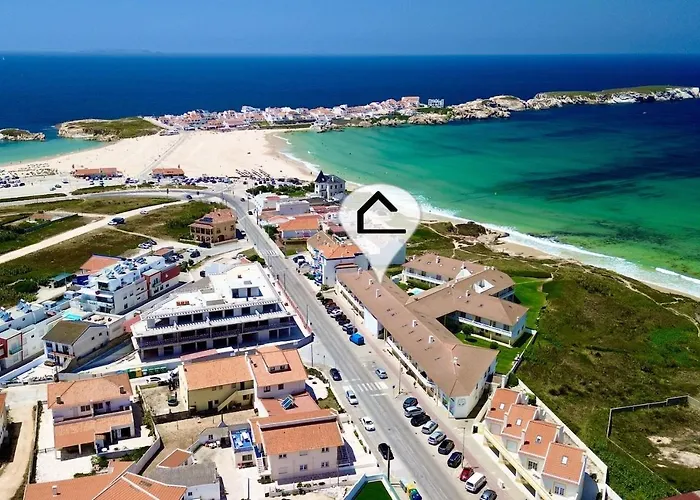 Carlos House - Beach, Sunny Balcony, Shared Pool Baleal